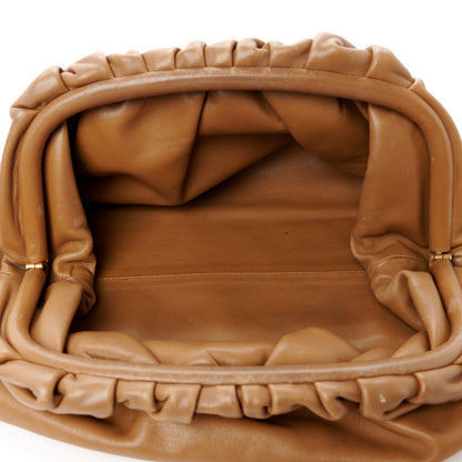Bottega Veneta Smooth Butter Calf The Pouch Oversized Clutch Teak 5 of 9