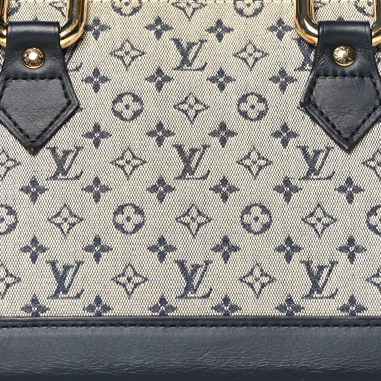 Mini Monogram Alma Long Blue