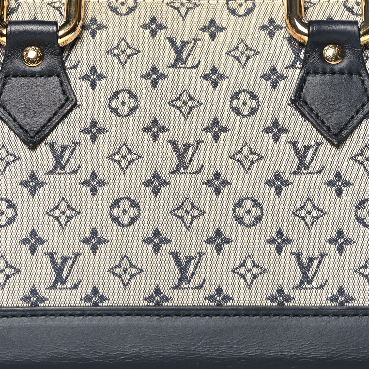Louis Vuitton Mini Monogram Alma Long Blue 7 of 9