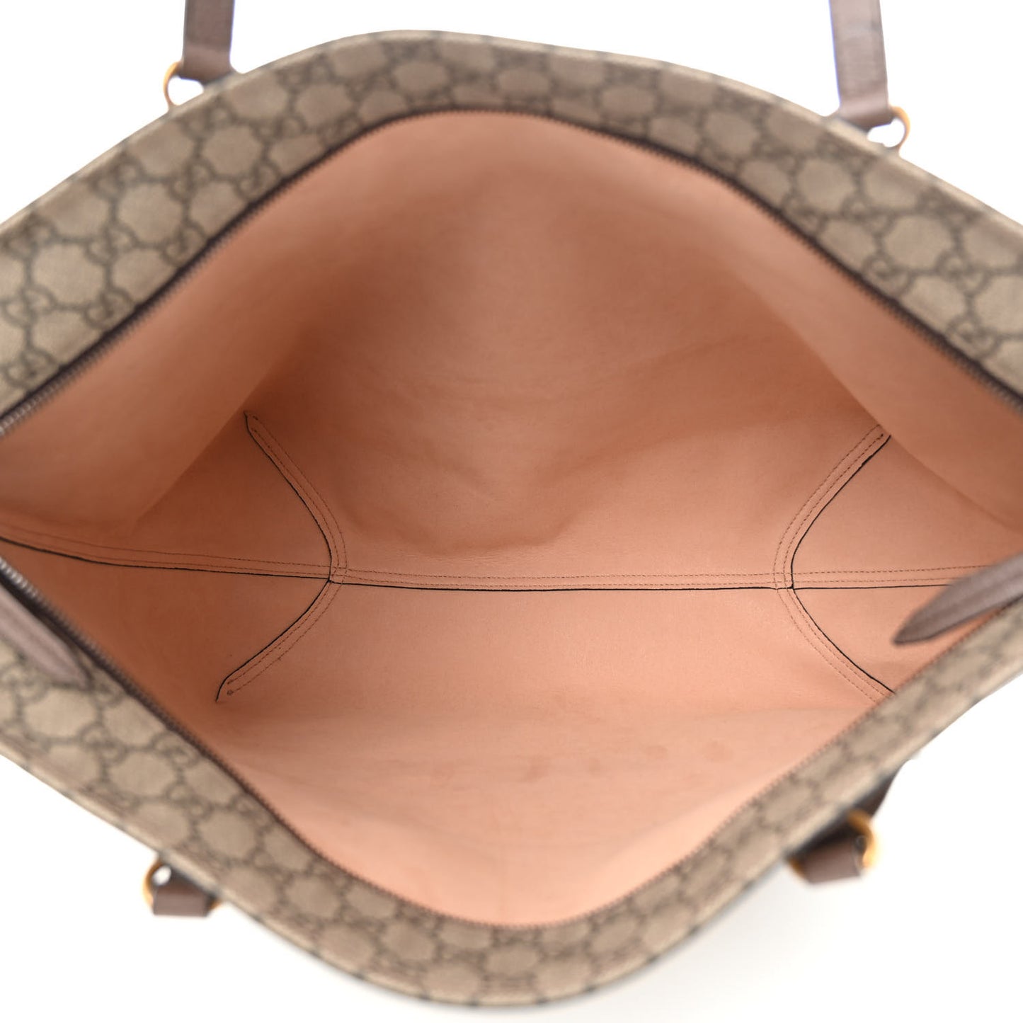 GG Supreme Monogram Medium Ophidia Shopping Tote Ebony