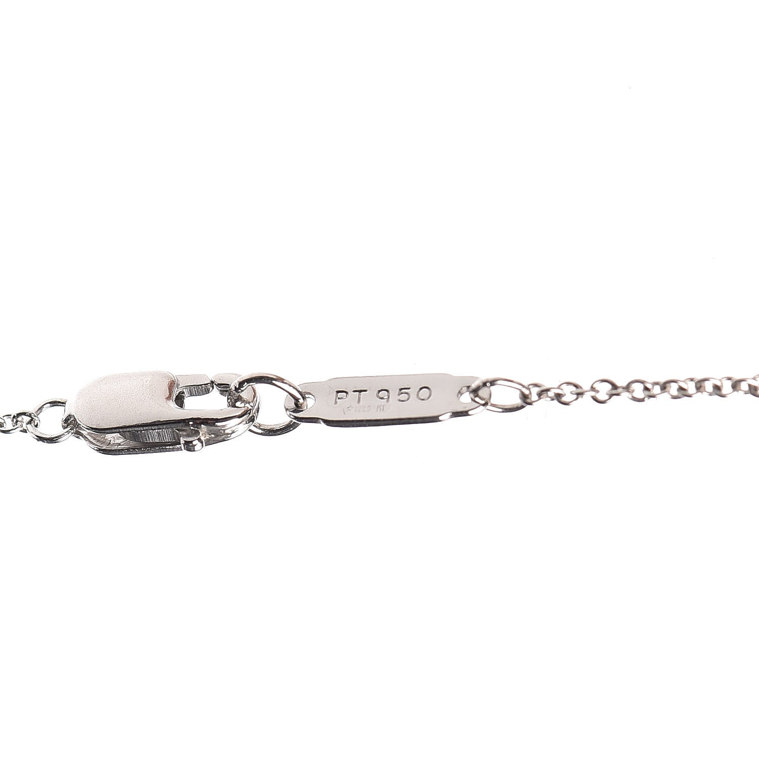 Tiffany Platinum Diamond Flower Necklace 6 of 6