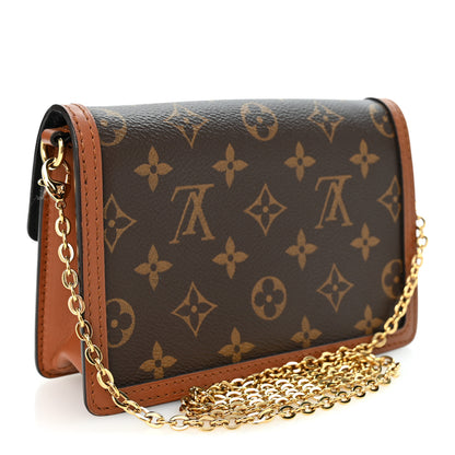 Louis Vuitton Reverse Monogram Dauphine Chain Wallet 3 of 9