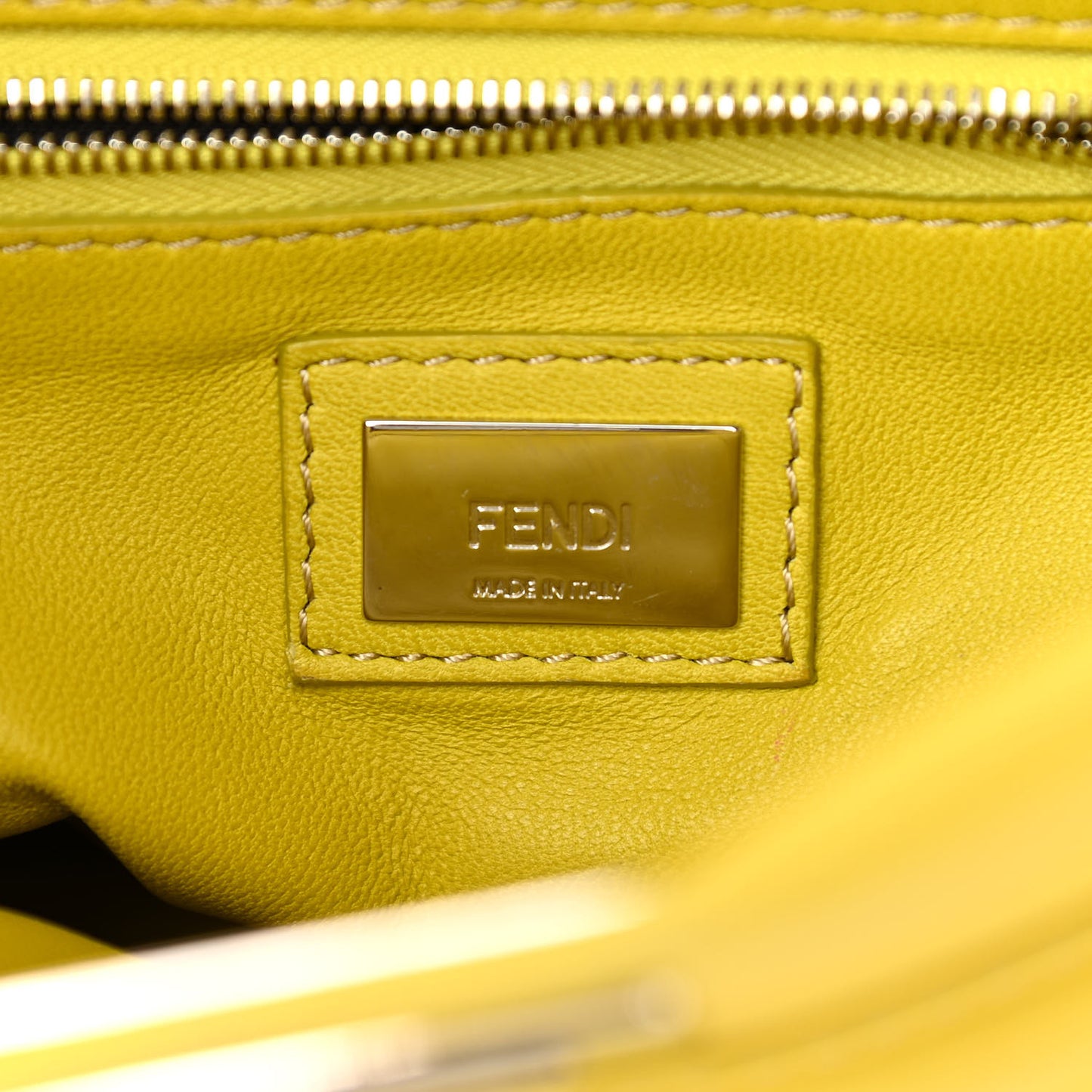 Nappa Mini Peekaboo Iconic Satchel Lime