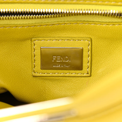 Fendi Nappa Mini Peekaboo Iconic Satchel Lime 6 of 12