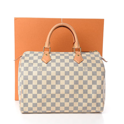 Louis Vuitton Damier Azur Speedy 30 14 of 14