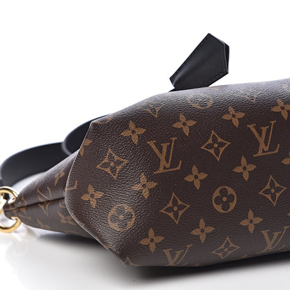Louis Vuitton Monogram Flower Zipped Tote PM Black 10 of 13