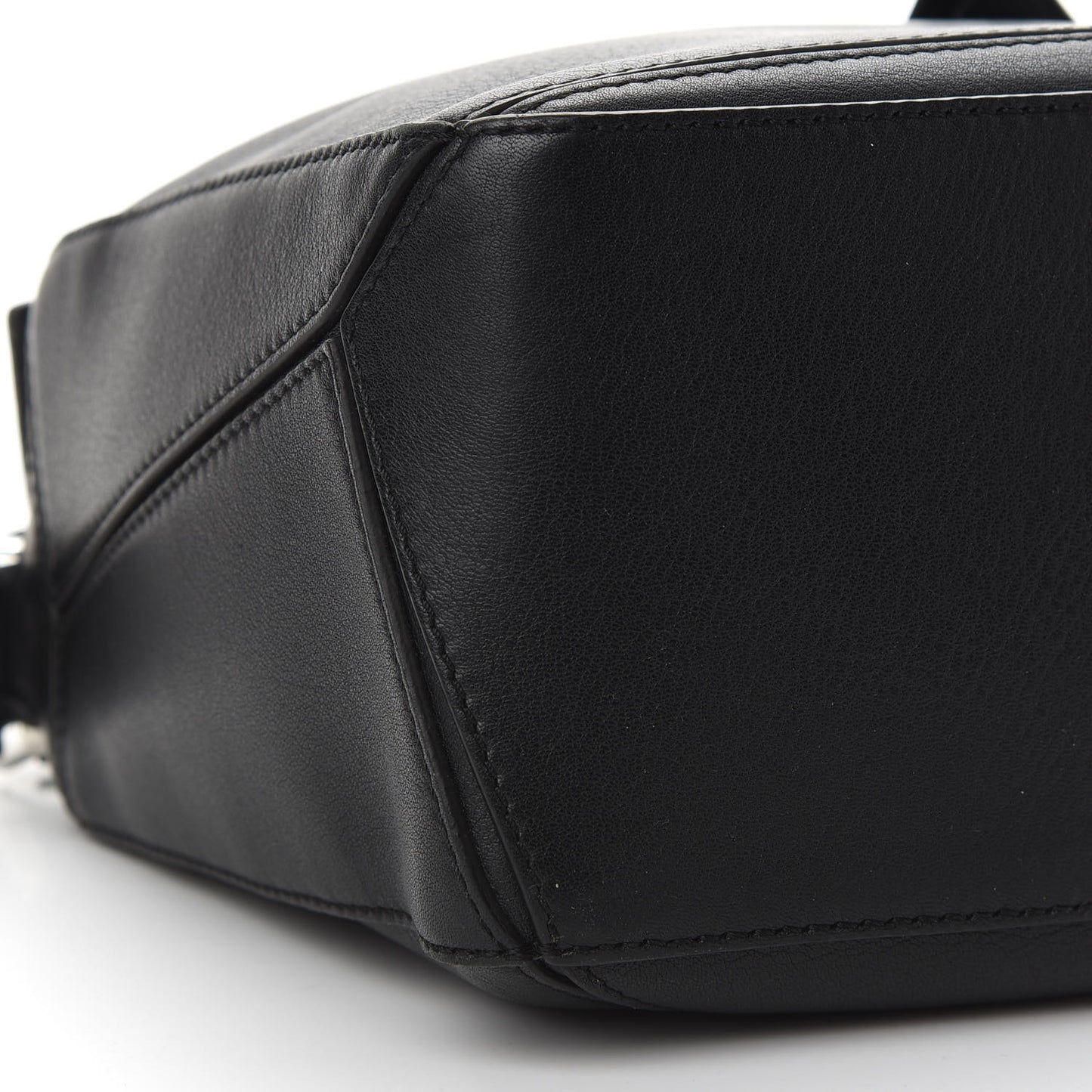 Calfskin Small Puzzle Bag Black