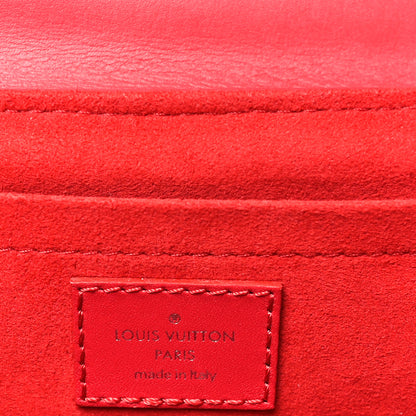 Louis Vuitton Calfskin New Wave Chain PM Scarlet 6 of 9