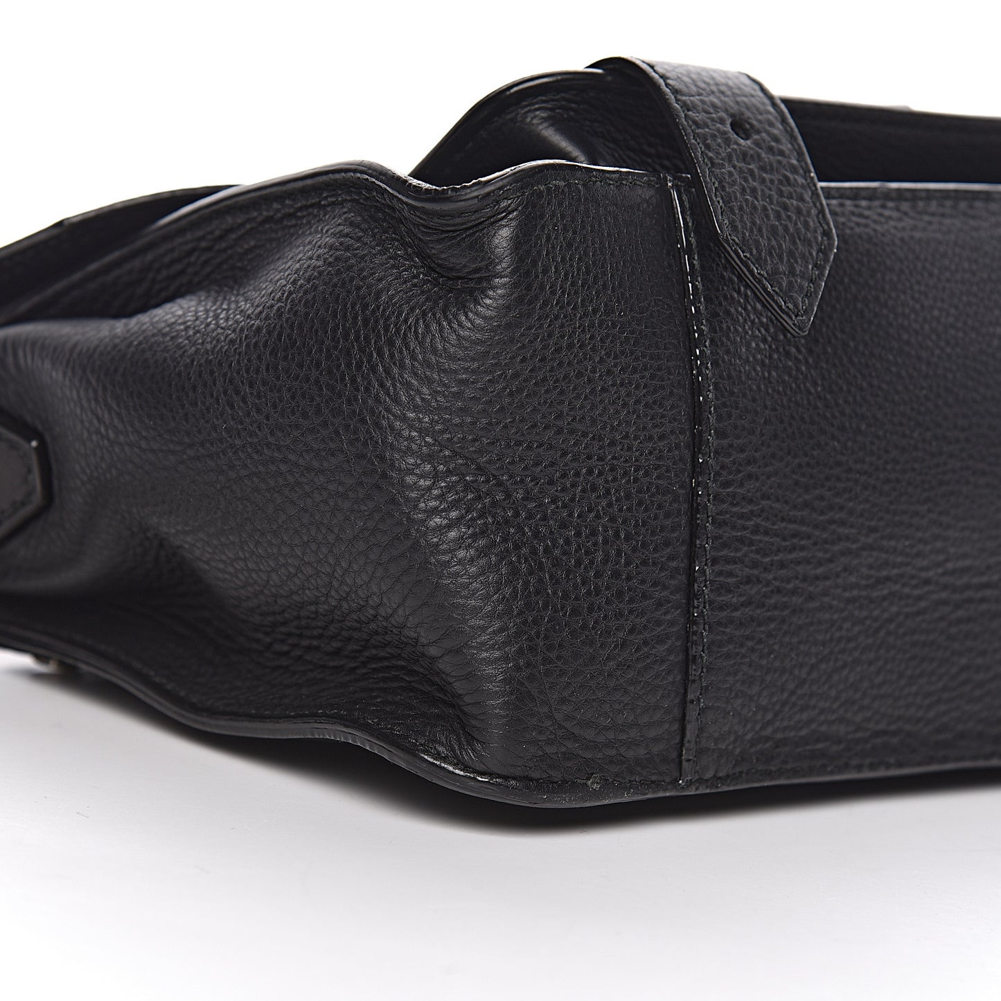 Grained Calfskin Tiny PS1 Satchel Black