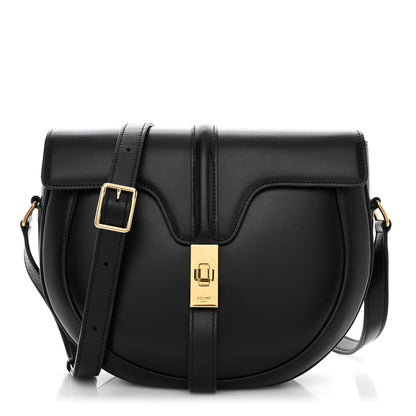 Celine Satinated Calfskin Medium Besace 16 Black 1 of 10