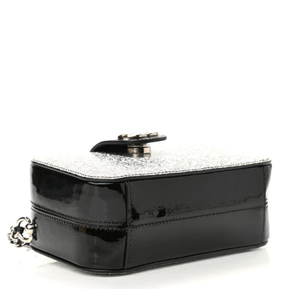Chanel Glitter Patent Evening On The Moon Camera Case Silver 3 of 9