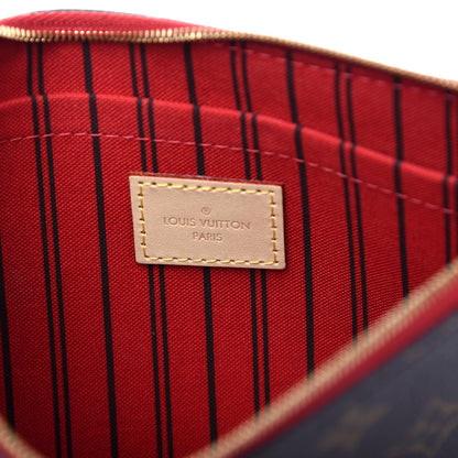 Louis Vuitton Monogram Neverfull MM GM Pochette Cherry 6 of 9