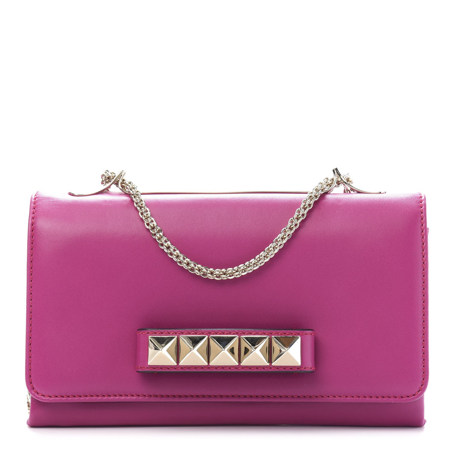Valentino Garavani Nappa Va Va Voom Shoulder Bag Fuxia 1 of 15