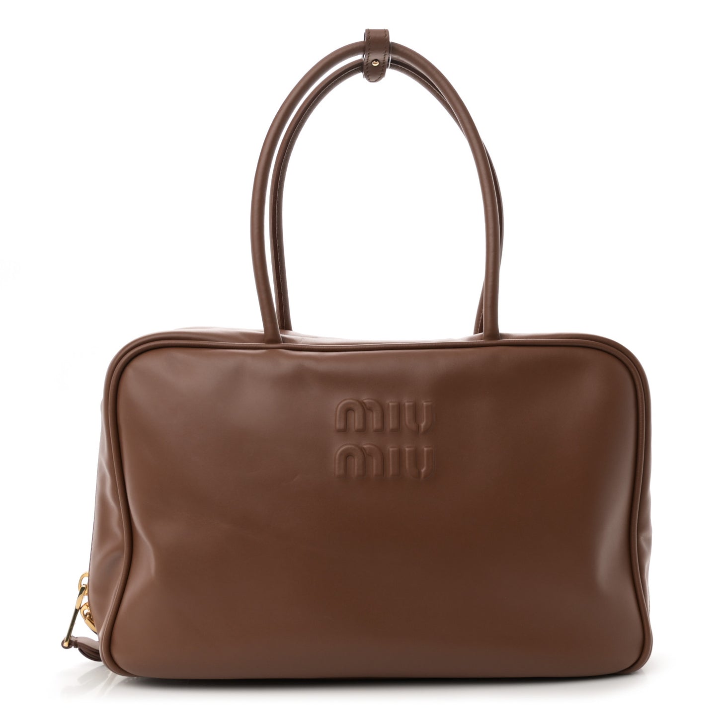 Soft Calf Softy Large Beau Top Handle Bag Cognac