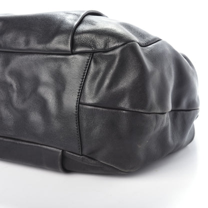 Prada Soft Calf Bowler Tote Black 9 of 9