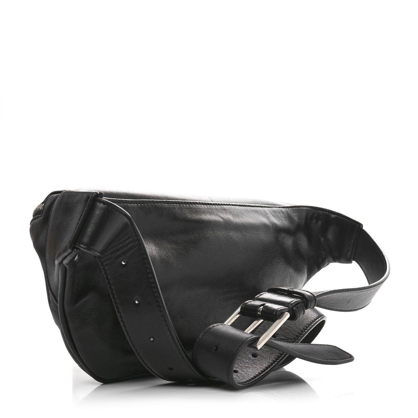 Lambskin Monogram Belt Bag Black