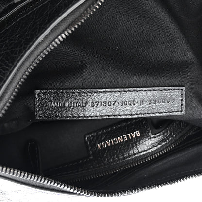 Balenciaga Agneau Arena Monochrome Small Le Cagole Shoulder Bag Black 6 of 9