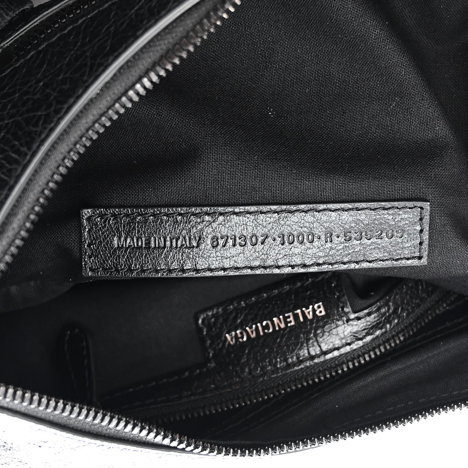 Balenciaga Agneau Arena Monochrome Small Le Cagole Shoulder Bag Black 6 of 9