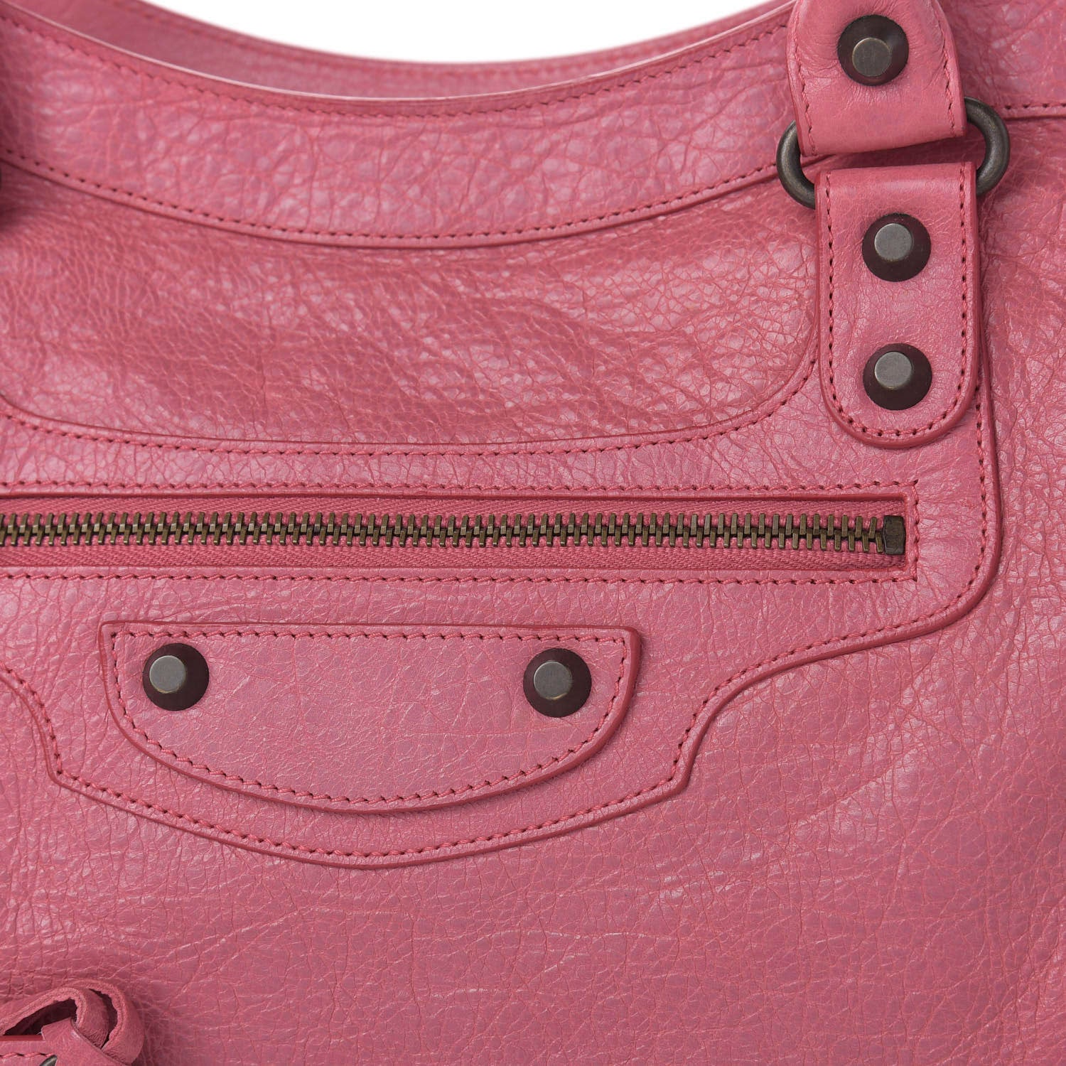 Balenciaga Agneau Classic Hardware City Rose Bombon Raspberry 13 of 13