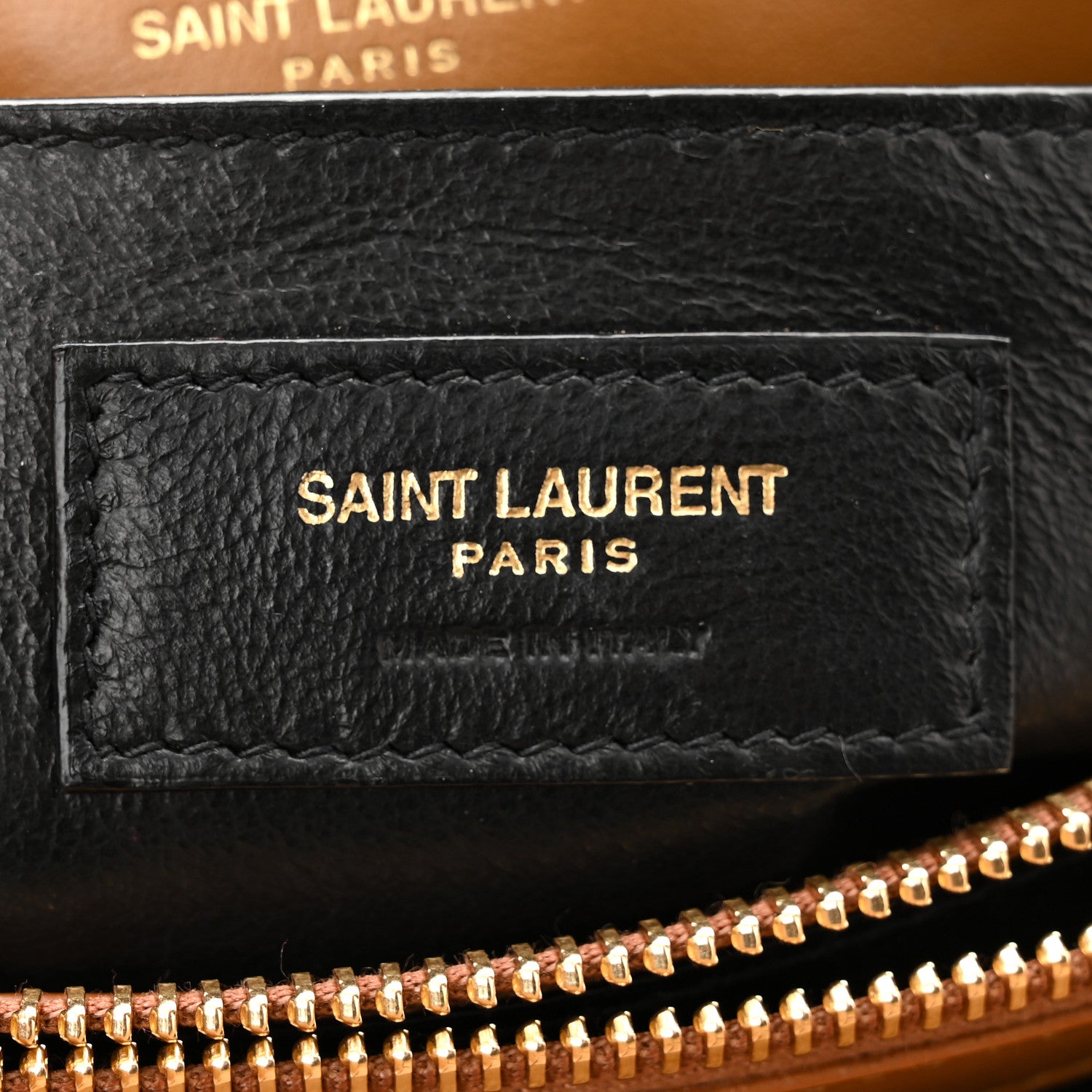 Saint Laurent Calfskin Y Quilted Monogram Small Loulou Chain Satchel Dark Natural 5 of 10