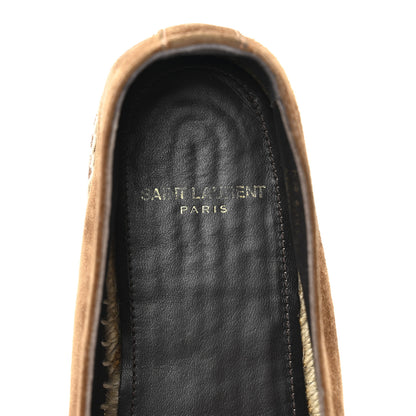 Saint Laurent Suede Monogram Espadrilles 36.5 Brown 7 of 11