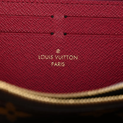 Louis Vuitton Monogram Clemence Wallet Fuchsia 6 of 8