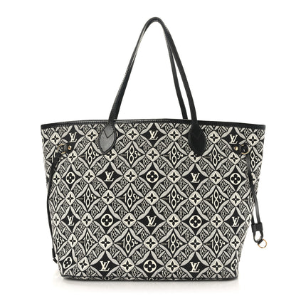 Louis Vuitton Jacquard Since 1854 Neverfull MM Grey 3 of 9