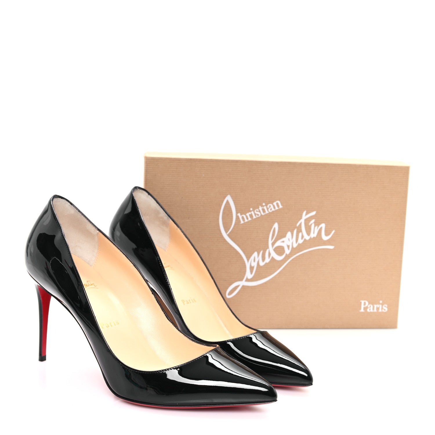 Christian Louboutin Patent Pigalle Follies 85 Pumps 41 Black 9 of 9