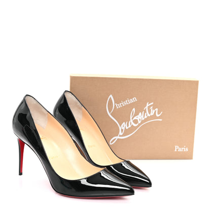 Christian Louboutin Patent Pigalle Follies 85 Pumps 41 Black 9 of 9