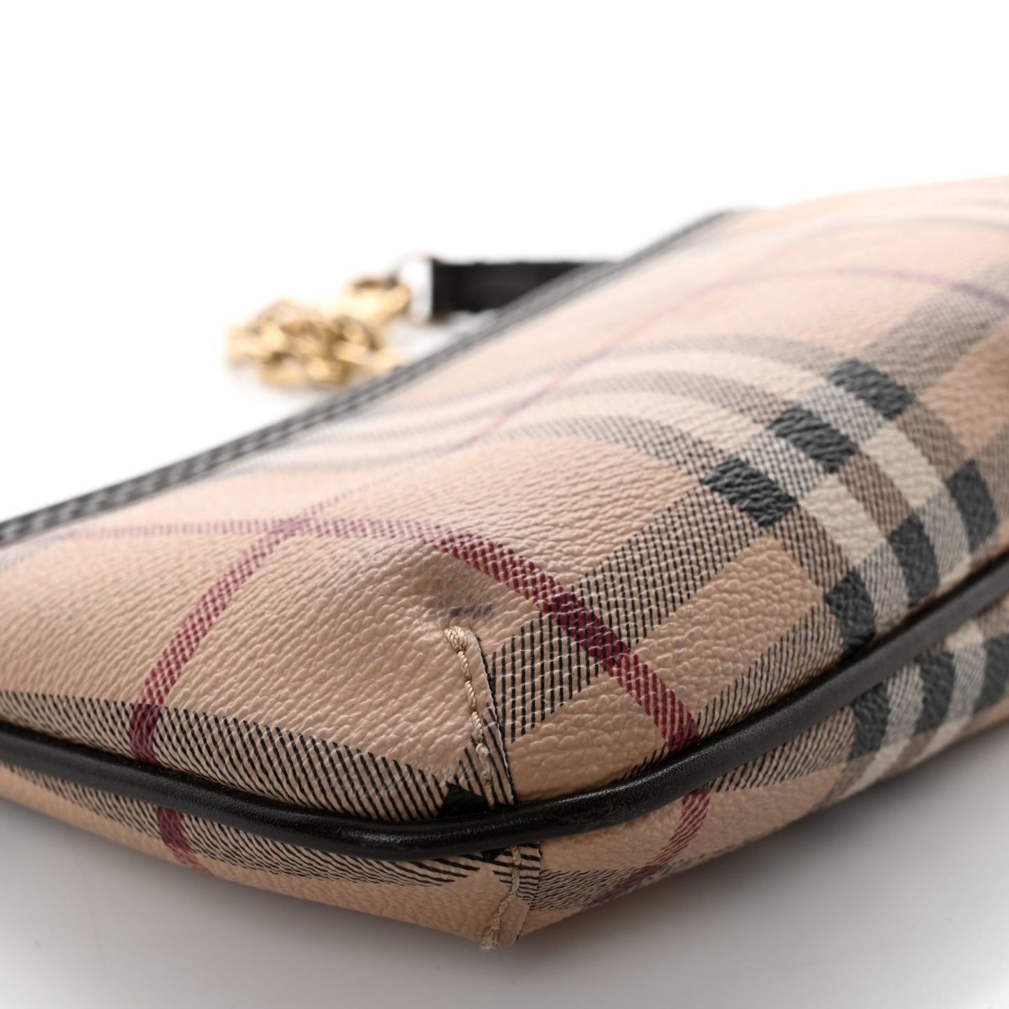 Haymarket Check Clara Pochette Chocolate