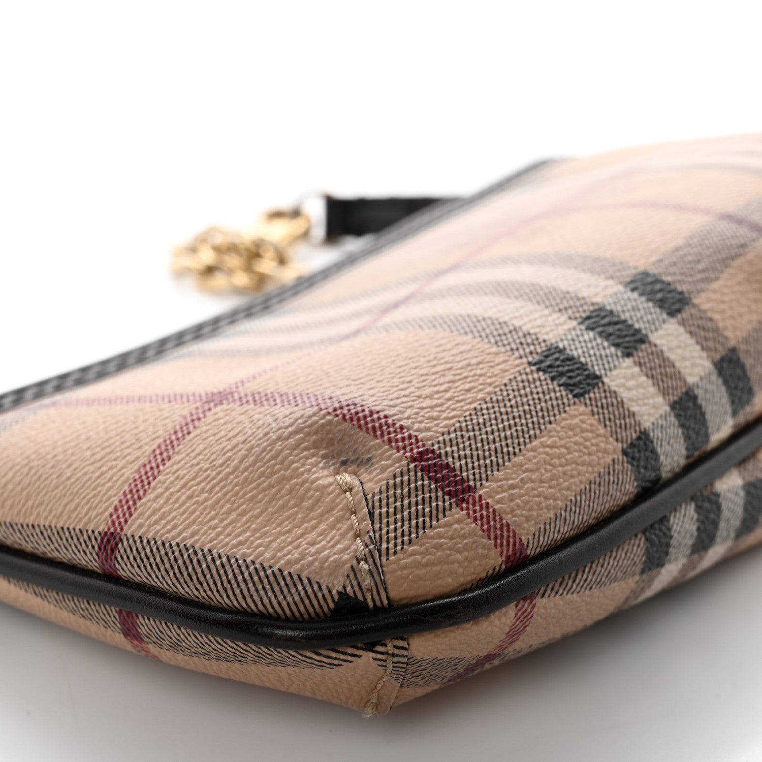 Burberry Haymarket Check Clara Pochette Chocolate 9 of 9