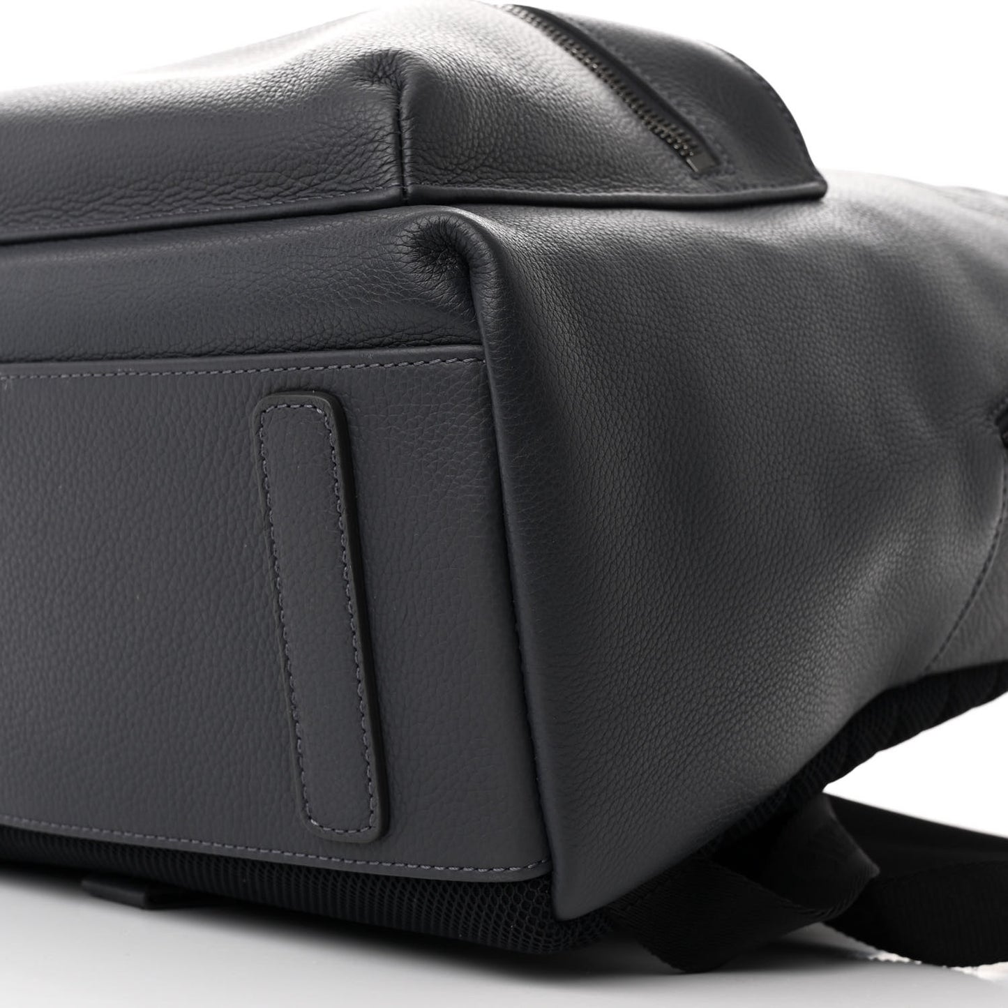 Calfskin Atelier Signature Print Backpack Grey