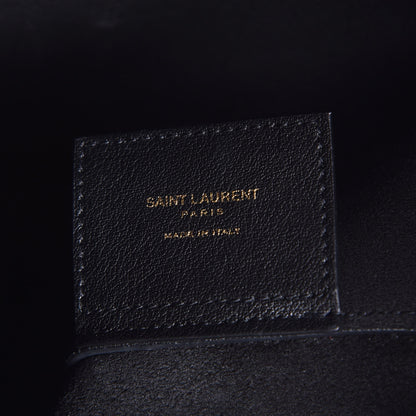 Saint Laurent Calfskin Large Shopping Tote Black 7 of 11
