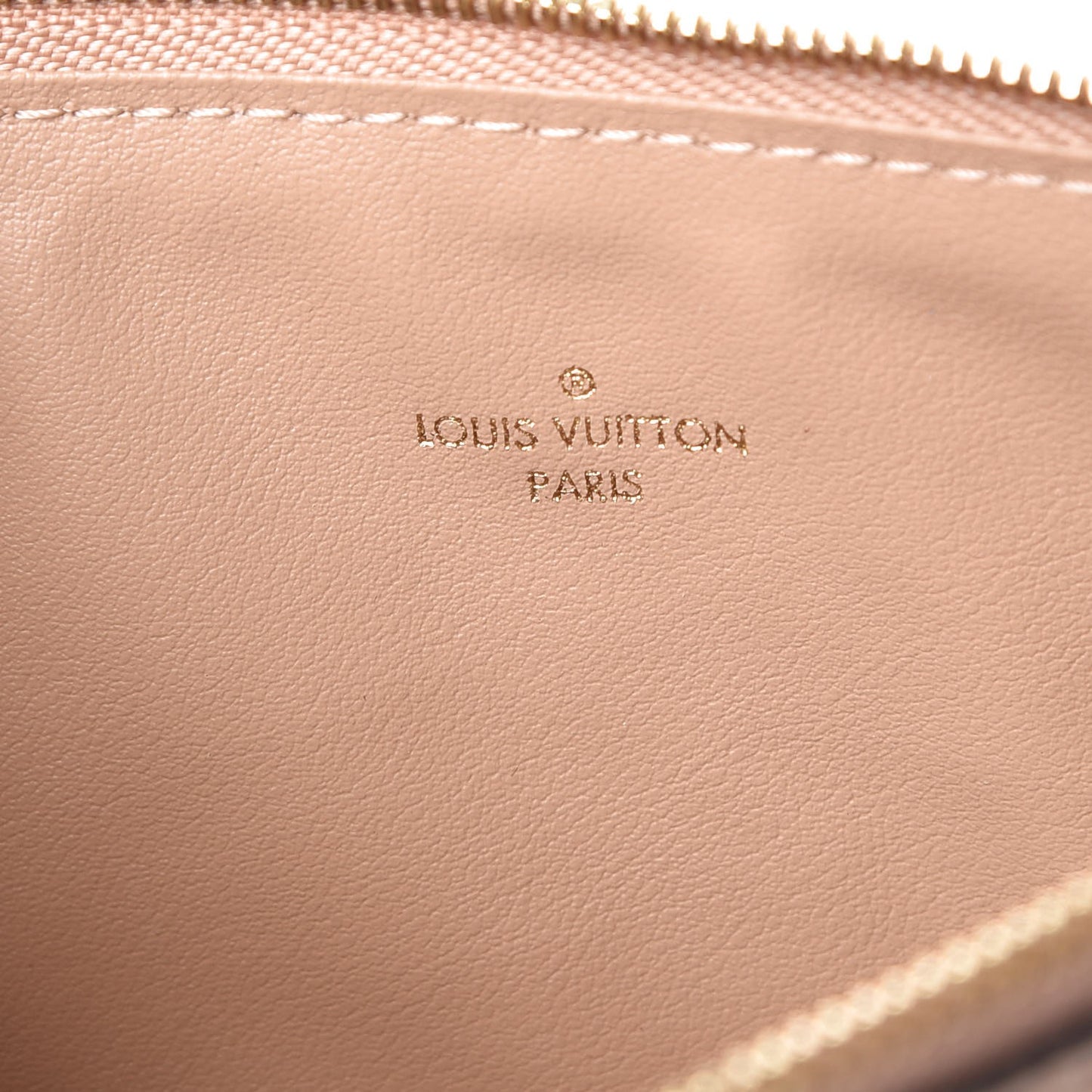 Empreinte Felicie Chain Wallet Zippered Insert Papyrus