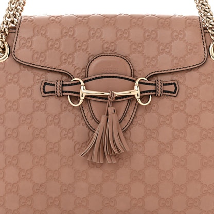 Gucci Guccissima Large Emily Chain Shoulder Bag Camelia 8 of 12