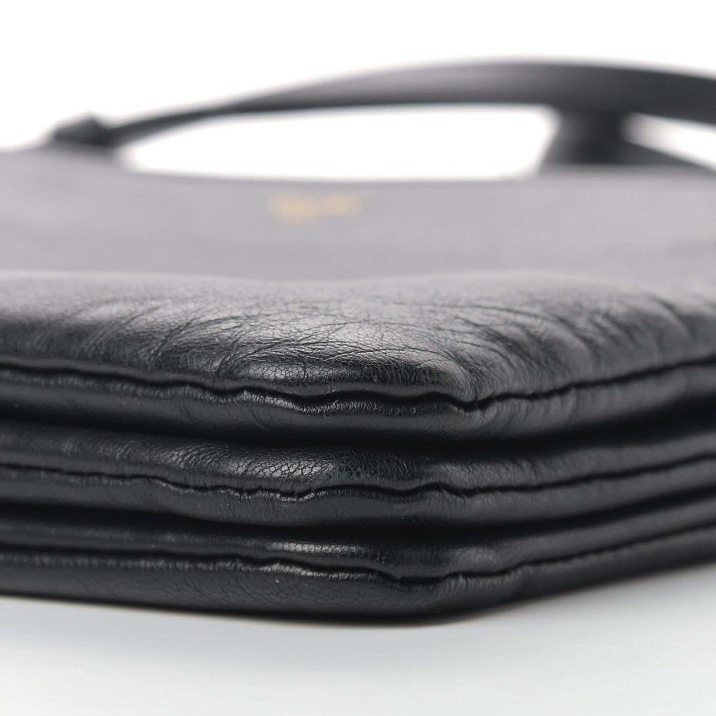 Lambskin Small Trio Crossbody Bag Black