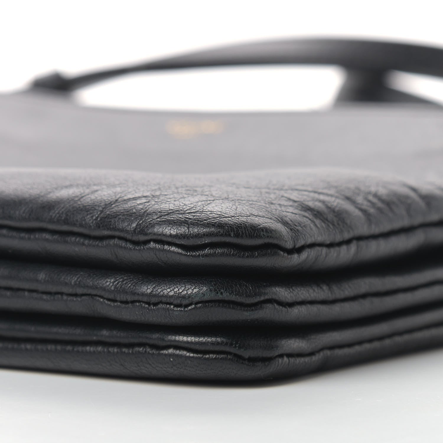 Celine Lambskin Small Trio Crossbody Bag Black 11 of 12