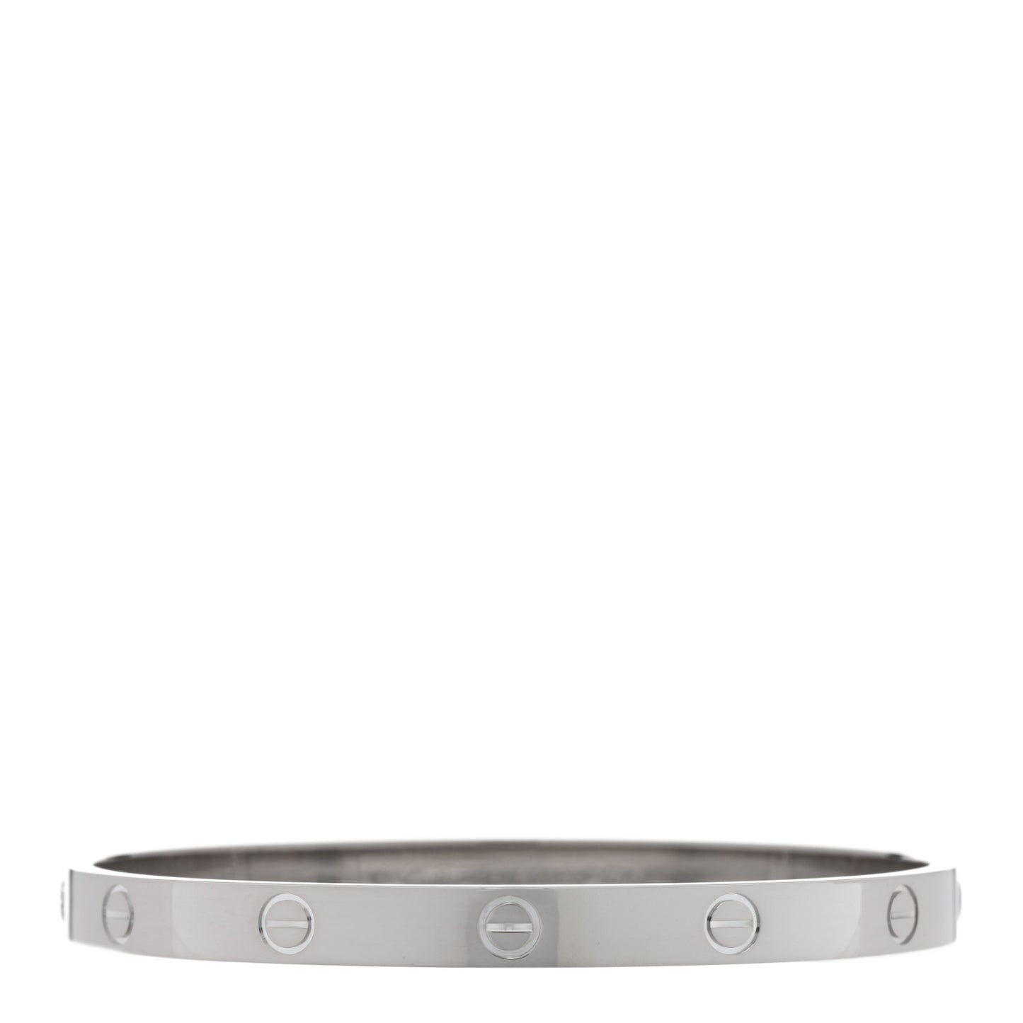 18K White Gold LOVE Bracelet 19