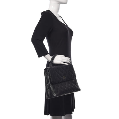 Chanel Caviar Quilted Jumbo Kelly Flap Black 2 of 18