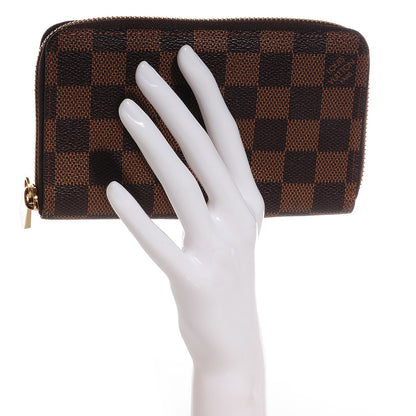 Louis Vuitton Damier Ebene Zippy Compact Wallet 2 of 8