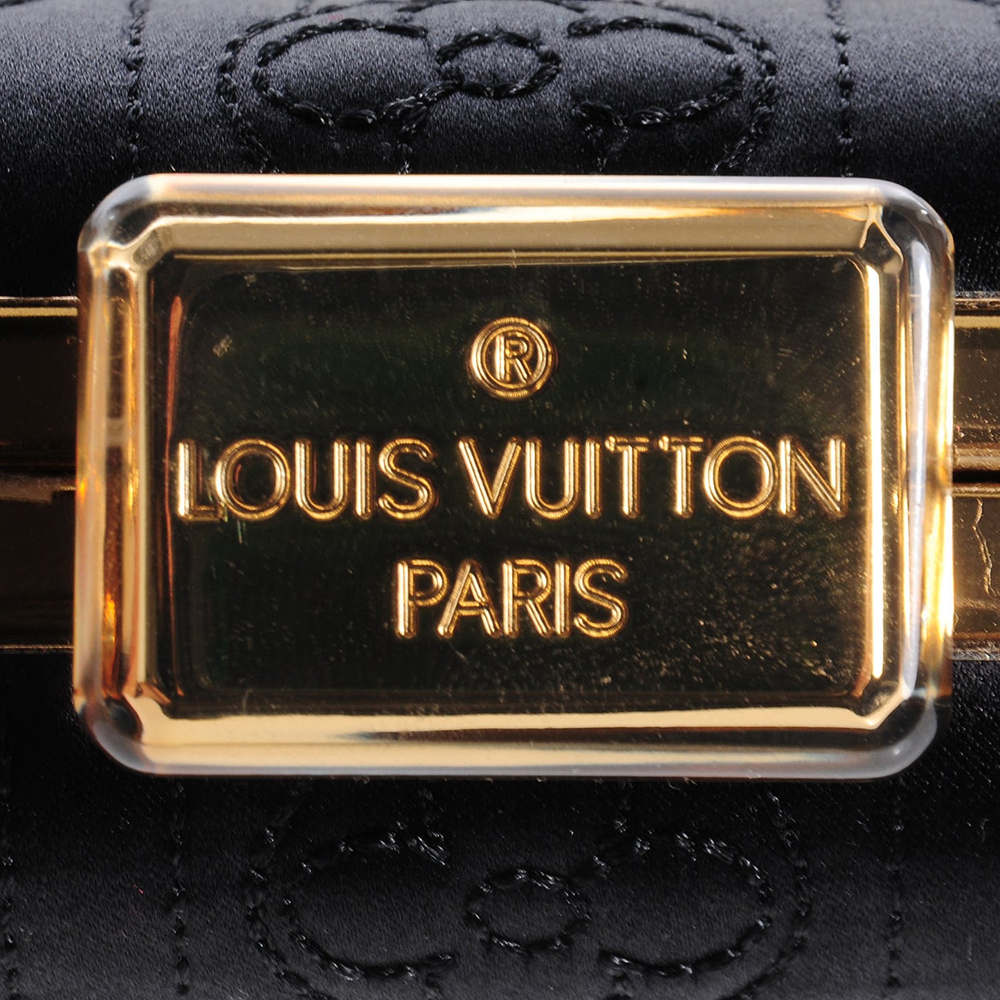Monogram Motard Minaudiere Clutch Black