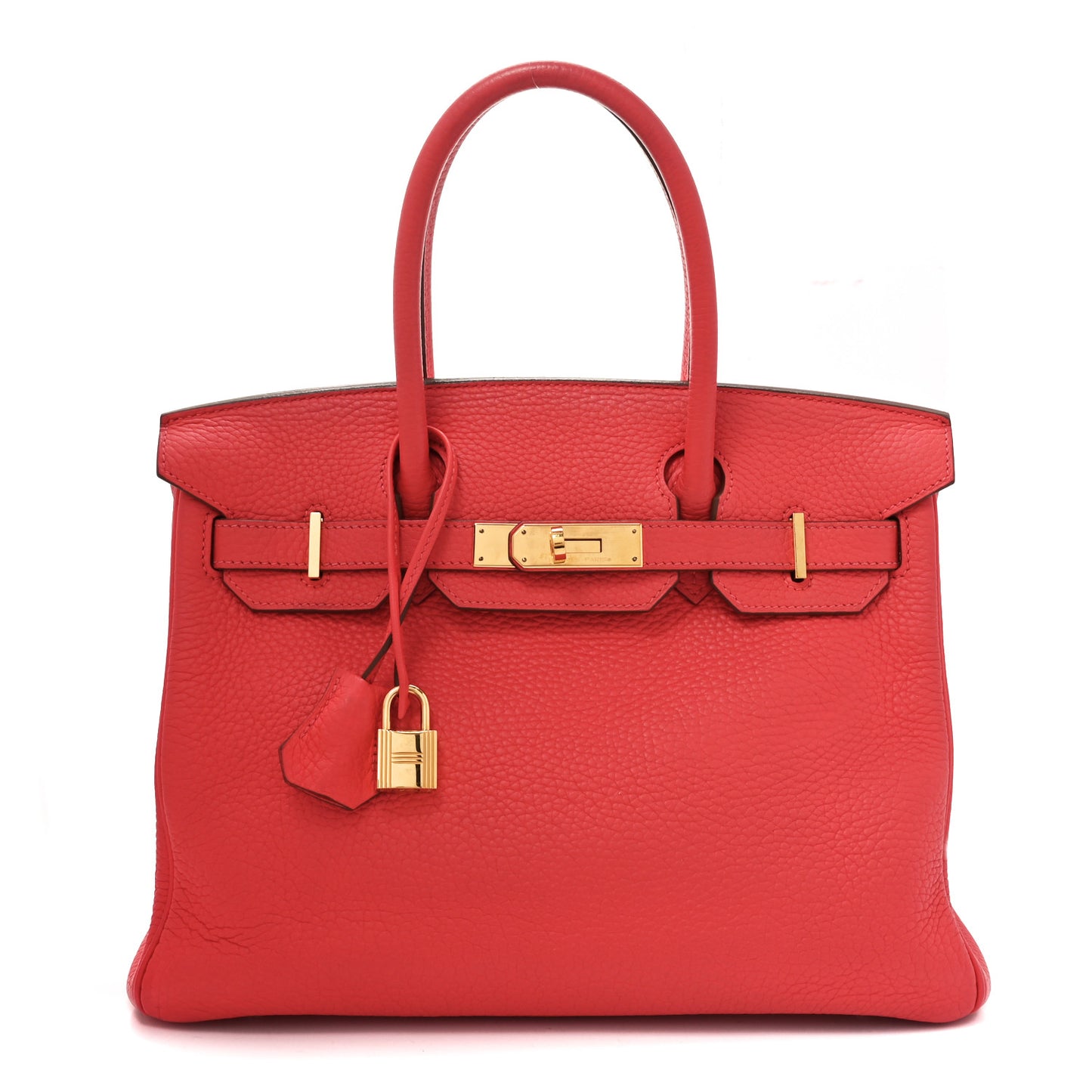 Togo Birkin 30 Rouge Pivoine