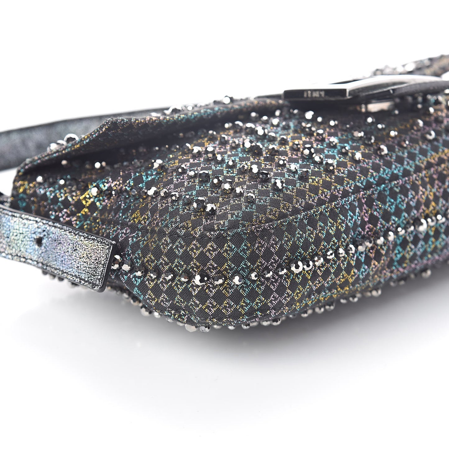 Beaded Baguette Black Cracle