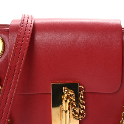 Chloe Shiny Calfskin Mini Annie Shoulder Bag Dreamy Red 8 of 10