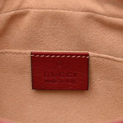 Gucci Suede Calfskin Web Mini Ophidia Shoulder Bag New Blue Romantic Cherry 5 of 12