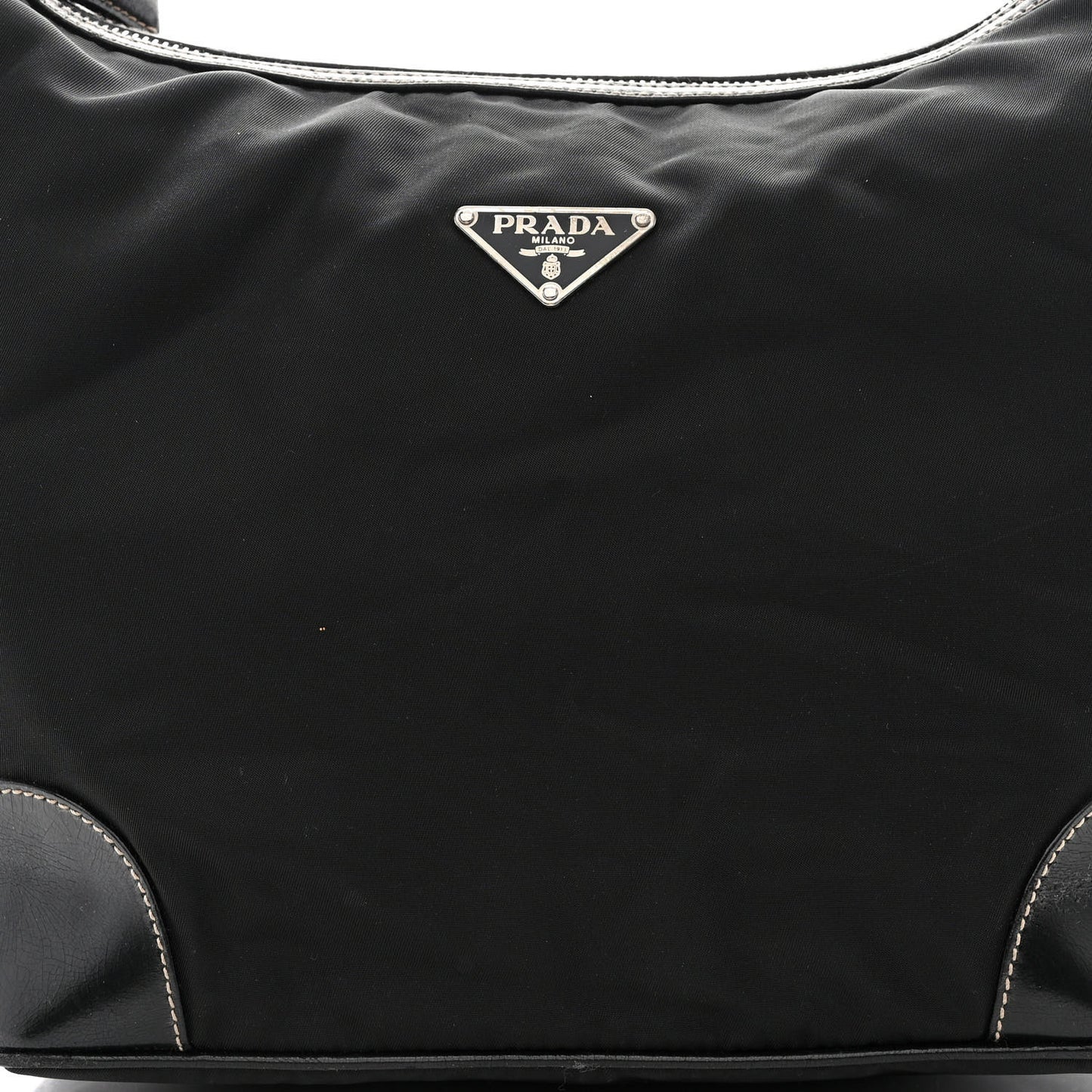Tessuto Nylon Hobo Black