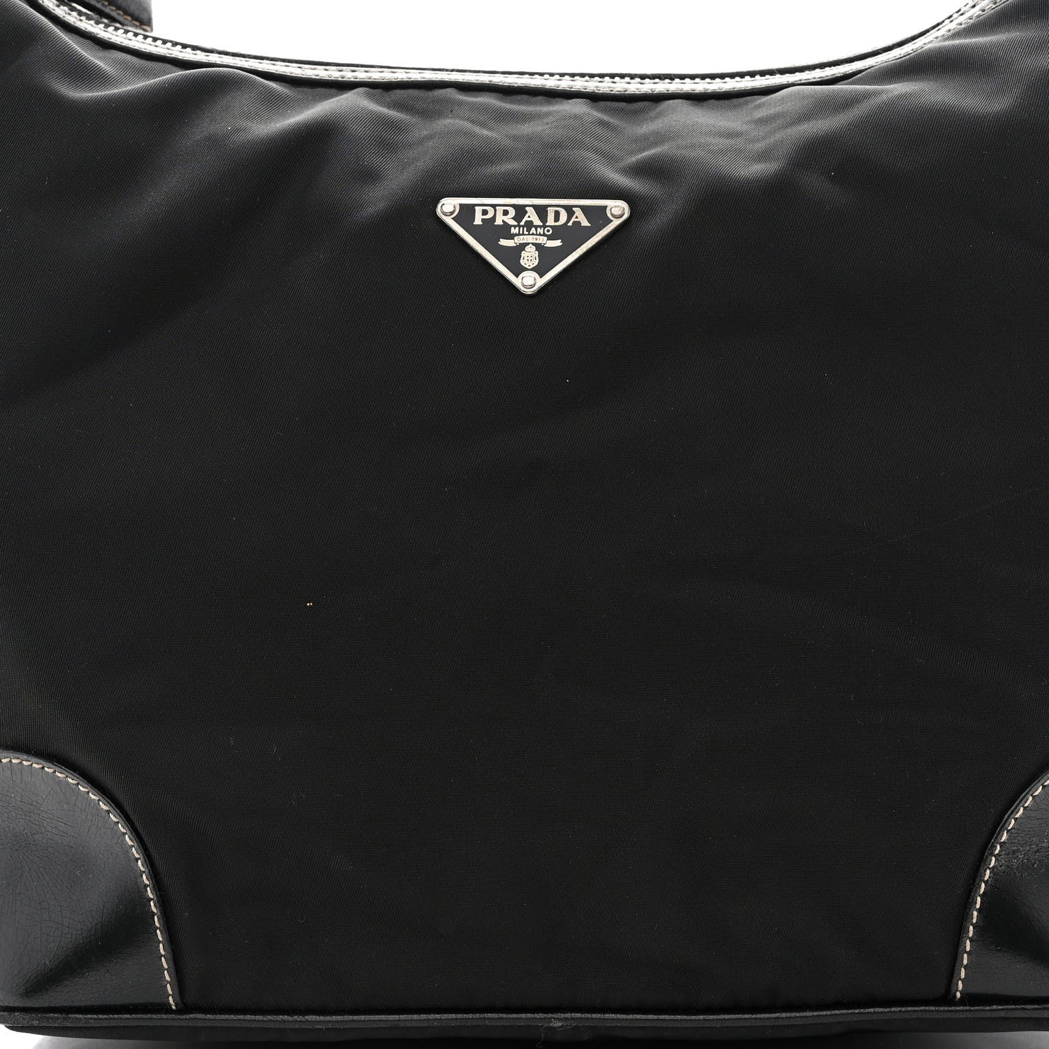Prada Tessuto Nylon Hobo Black 8 of 16
