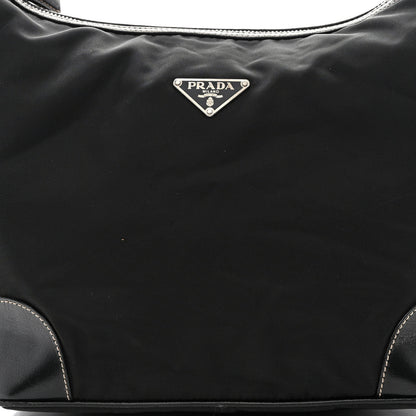 Prada Tessuto Nylon Hobo Black 8 of 16
