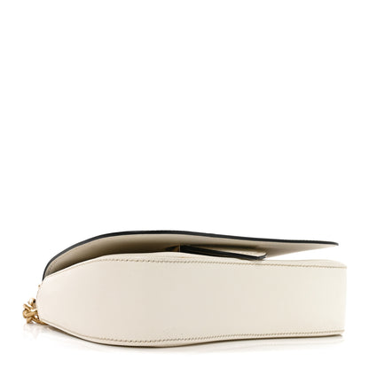 Prada Saffiano Lux Sidonie Small Chain Crossbody Bag White 4 of 9