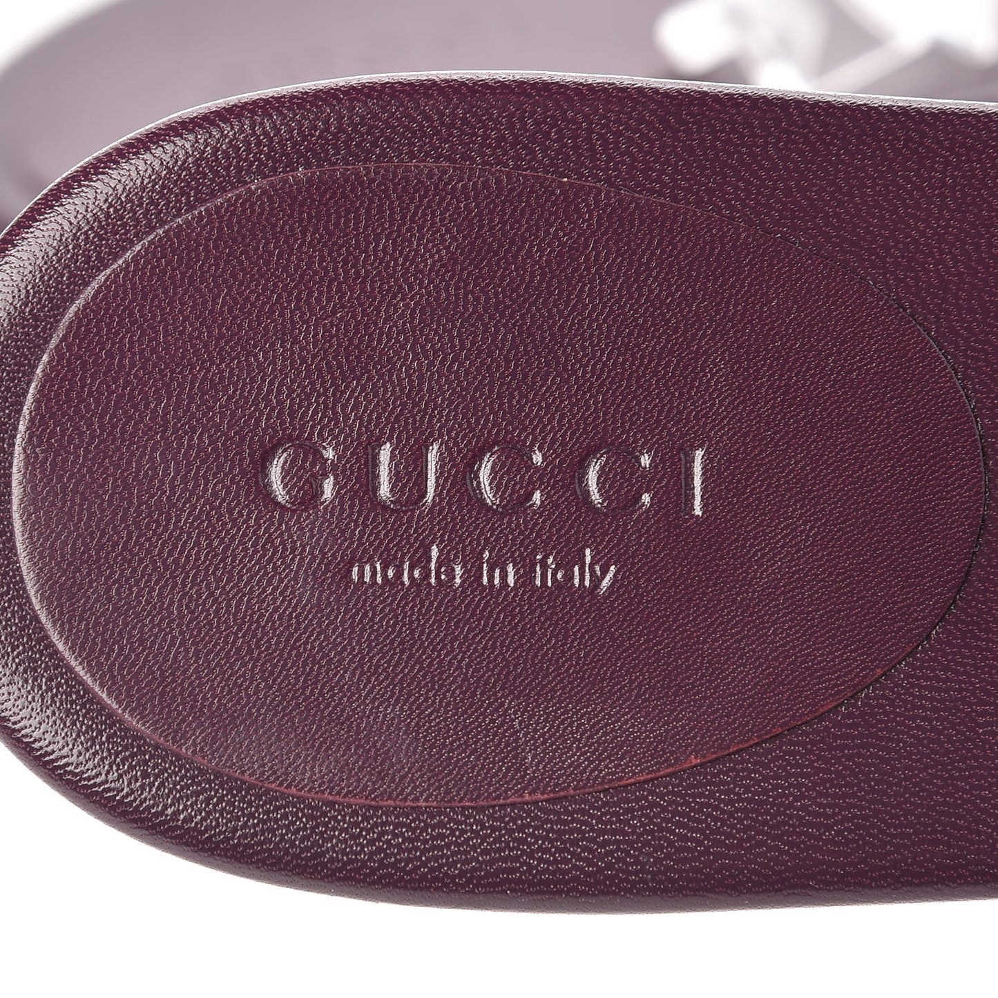 Satin Crystal GG Thong Sandals 6.5 Purple